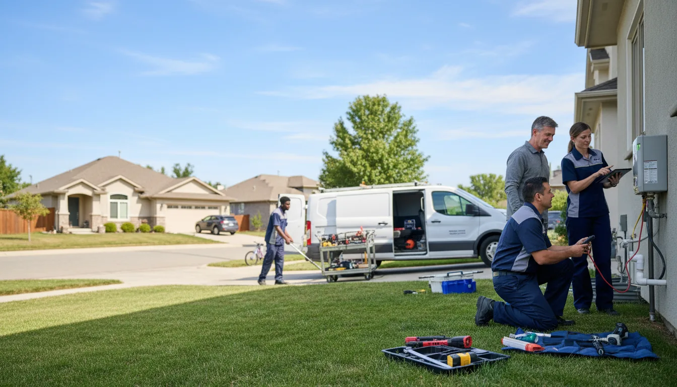 Tankless water heater service in Hildreth, NE